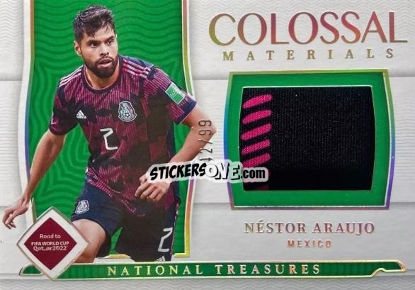 Cromo Nestor Araujo - National Treasures Road to FIFA World Cup 2022 n. CO-NAR - Panini