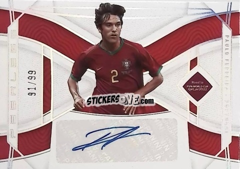 Cromo Paulo Ferreira - National Treasures Road to FIFA World Cup 2022 n. PS-PFR - Panini