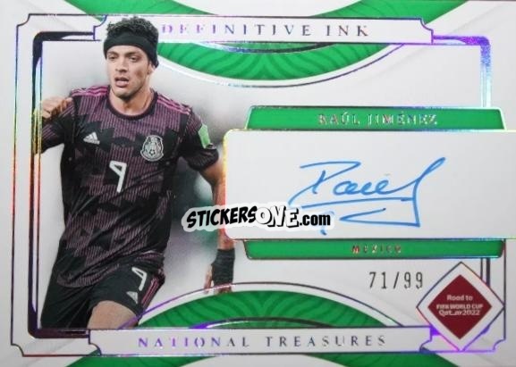 Figurina Raul Jimenez - National Treasures Road to FIFA World Cup 2022 n. DI-RJ - Panini