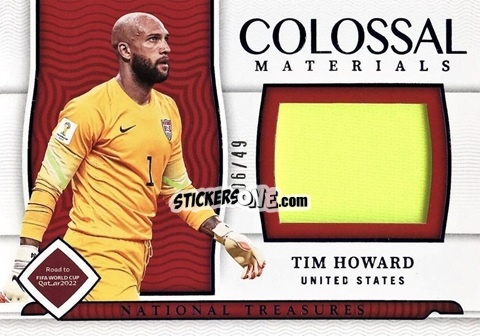 Figurina Tim Howard - National Treasures Road to FIFA World Cup 2022 n. CO-THO - Panini