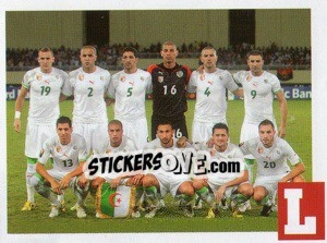 Cromo team Algeria - Estrellas Del Futbol Mundial 2010 n. 105 - LIBERO VM
