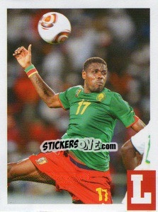 Cromo Mohamadou Idrissou - Estrellas Del Futbol Mundial 2010 n. 135 - LIBERO VM
