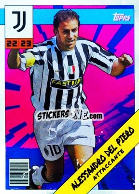Cromo Alessandro Del Piero - Juventus 2022-2023
 n. JUH-10 - Topps