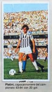 Sticker Platini - Calciostadio 1984-1985
 n. 60 - Edis