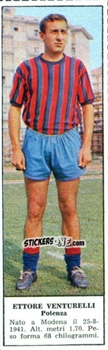 Cromo Ettore Venturelli - Campionato Italiano di Calcio 1966-1967
 n. 454 - Tempo