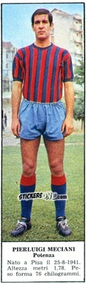 Figurina Pierluigi Meciani - Campionato Italiano di Calcio 1966-1967
 n. 461 - Tempo