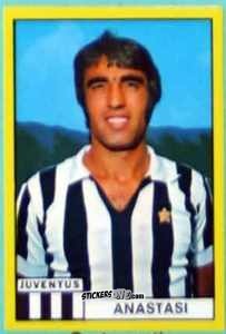Sticker Pietro Anastasi - Calciatori 1971-1972
 n. JUV11 - Edis