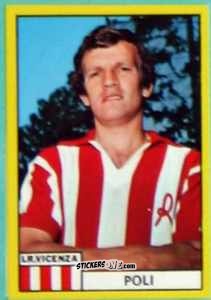 Sticker Cesare Poli - Calciatori 1971-1972
 n. LRV6 - Edis