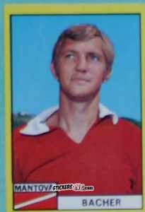 Sticker Giuseppe Bacher - Calciatori 1971-1972
 n. MAN7 - Edis