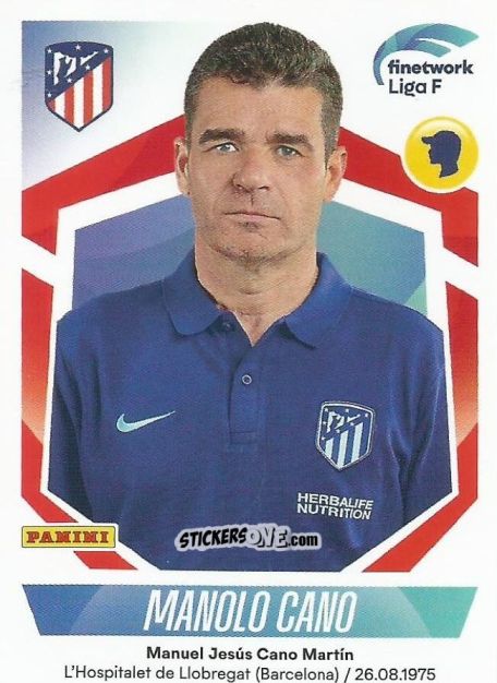 Sticker Manolo Cano - Liga F 2022-2023
 n. 101 - Panini