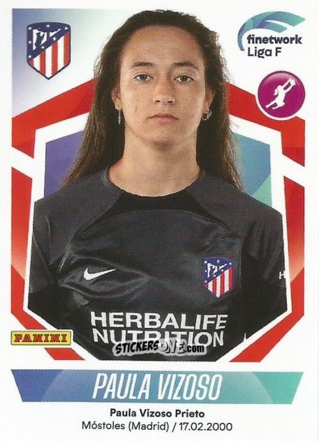 Figurina Paula Vizoso - Liga F 2022-2023
 n. 103 - Panini