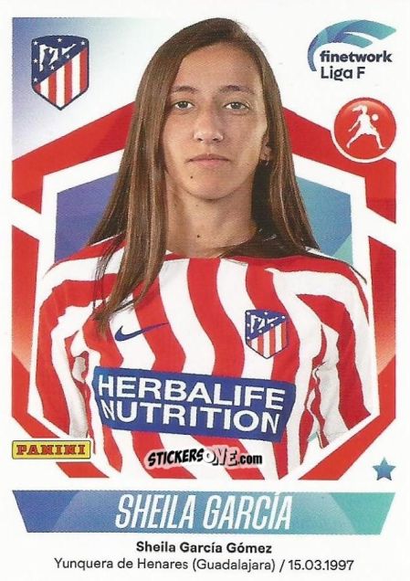 Sticker Sheila García - Liga F 2022-2023
 n. 104 - Panini