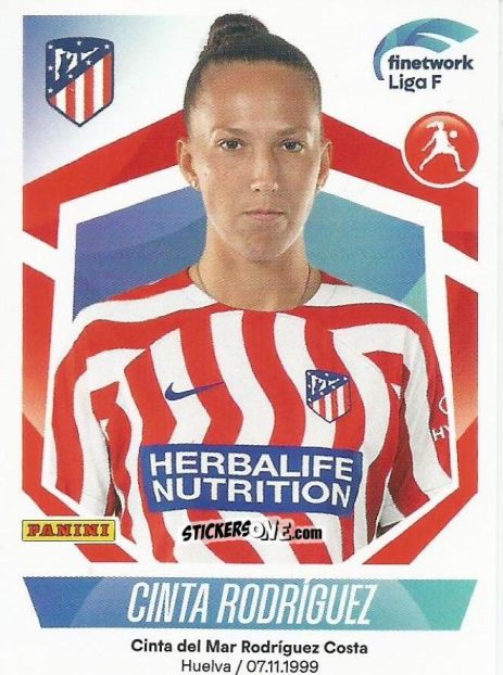 Cromo Cinta Rodríguez - Liga F 2022-2023
 n. 105 - Panini