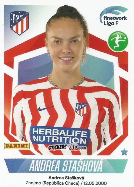 Sticker Andrea Staskova - Liga F 2022-2023
 n. 116 - Panini