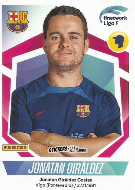 Figurina Jonathan Giraldez - Liga F 2022-2023
 n. 118 - Panini