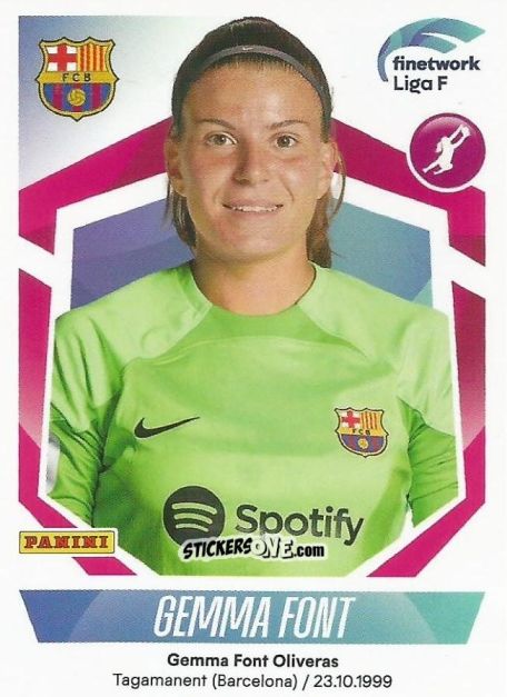 Sticker Gemma Font - Liga F 2022-2023
 n. 120 - Panini