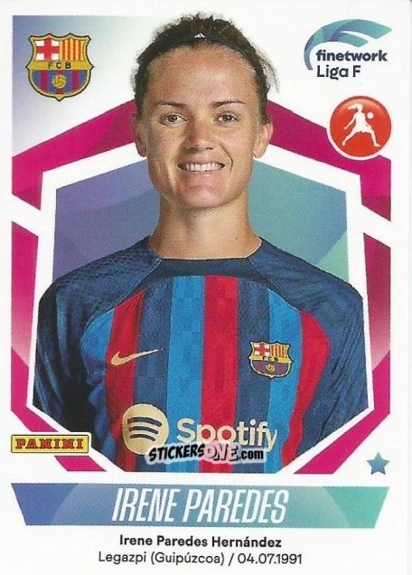 Sticker Irene Paredes - Liga F 2022-2023
 n. 122 - Panini