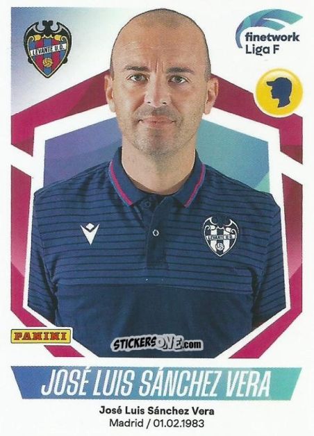 Sticker José Luis Sánchez Vera - Liga F 2022-2023
 n. 186 - Panini