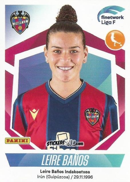 Figurina Leire Baños - Liga F 2022-2023
 n. 197 - Panini