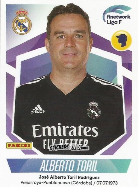 Sticker Alberto Toril - Liga F 2022-2023
 n. 220 - Panini