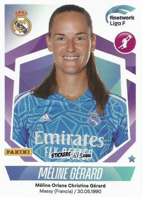 Sticker Méline Gérard - Liga F 2022-2023
 n. 222 - Panini
