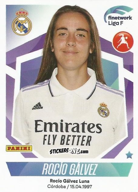 Sticker Rocio Gálvez - Liga F 2022-2023
 n. 225 - Panini