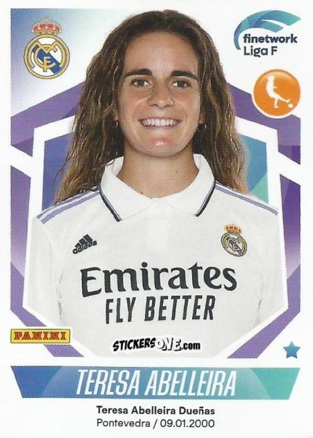 Cromo Teresa Abelleira - Liga F 2022-2023
 n. 230 - Panini
