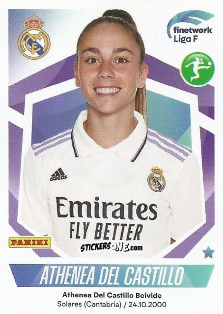 Sticker Athenea Del Castillo - Liga F 2022-2023
 n. 233 - Panini