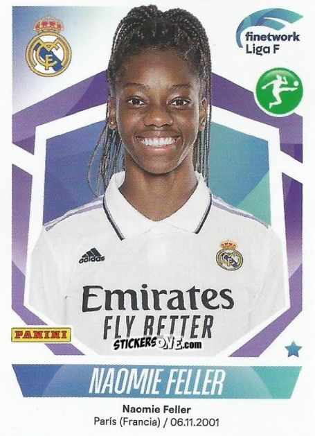 Sticker Naomie Feller - Liga F 2022-2023
 n. 236 - Panini