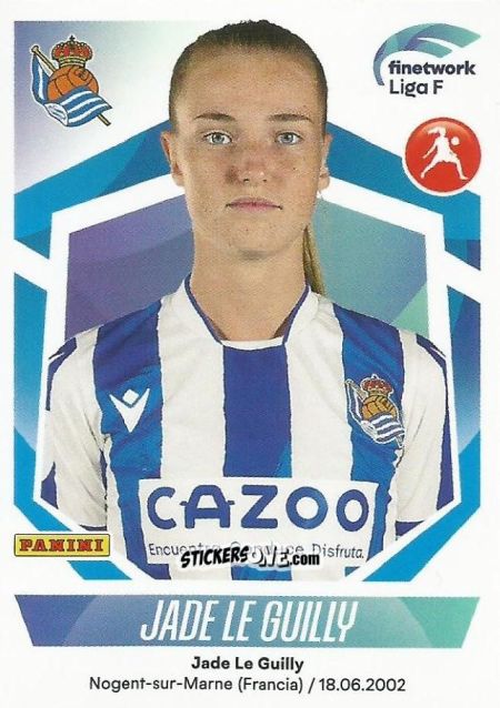 Cromo Jade Le Guilly - Liga F 2022-2023
 n. 240 - Panini