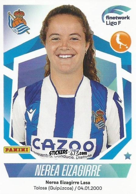 Cromo Nerea Eizagirre - Liga F 2022-2023
 n. 249 - Panini