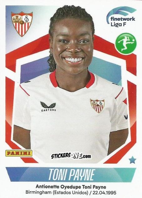 Figurina Toni Payne - Liga F 2022-2023
 n. 266 - Panini