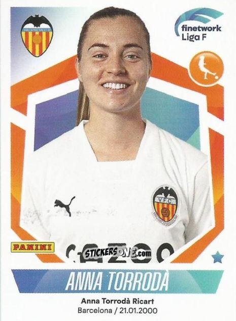 Cromo Anna Torroda - Liga F 2022-2023
 n. 296 - Panini