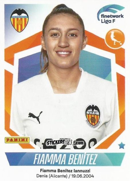 Figurina Fiamma Bénitez - Liga F 2022-2023
 n. 297 - Panini