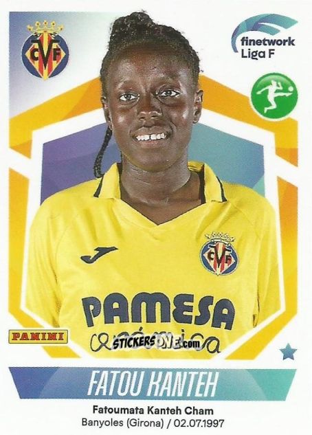 Sticker Fatou Kanteh - Liga F 2022-2023
 n. 319 - Panini
