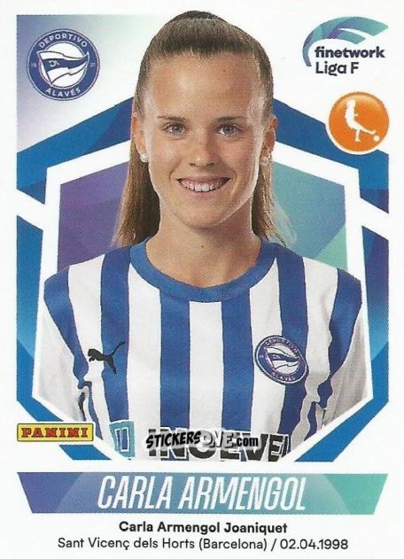 Cromo Carla Armengol - Liga F 2022-2023
 n. 60 - Panini