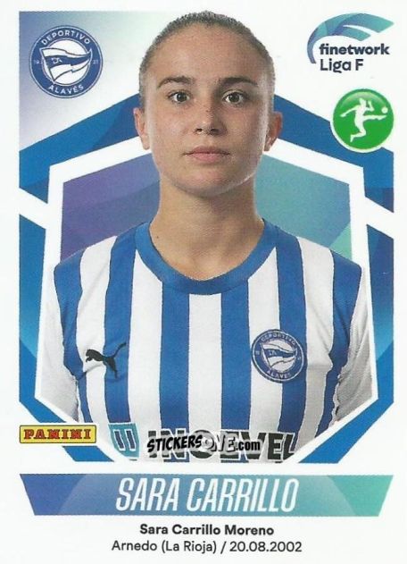 Cromo Sara Carrillo - Liga F 2022-2023
 n. 66 - Panini