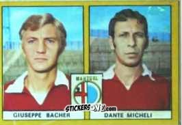 Sticker Bacher / Micheli - Calciatori 1969-1970. Mexico 70
 n. B75 - Edis