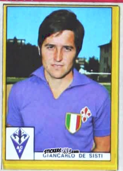 Figurina De Sisti - Calciatori 1969-1970. Mexico 70
 n. A75 - Edis