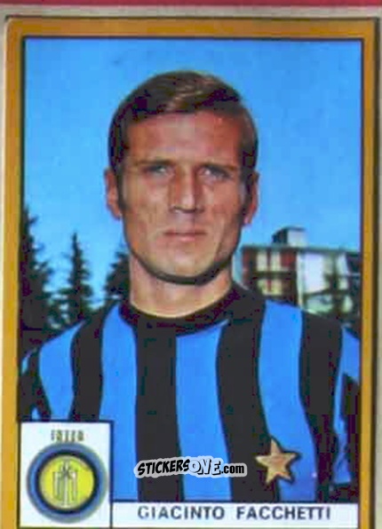 Cromo Facchetti - Calciatori 1969-1970. Mexico 70
 n. A88 - Edis