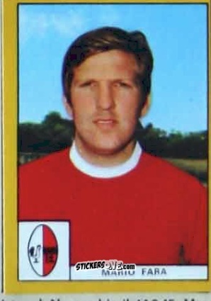 Figurina Fara - Calciatori 1969-1970. Mexico 70
 n. A11 - Edis