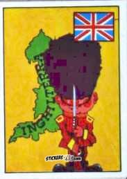 Cromo Map / Flag - Calciatori 1969-1970. Mexico 70
 n. WC3 - Edis