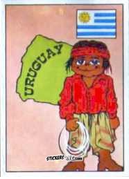 Cromo Map / Flag - Calciatori 1969-1970. Mexico 70
 n. WC10 - Edis
