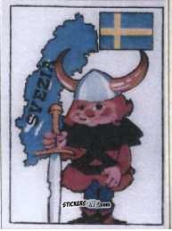 Figurina Map / Flag - Calciatori 1969-1970. Mexico 70
 n. WC11 - Edis