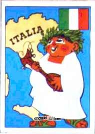 Cromo Map / Flag - Calciatori 1969-1970. Mexico 70
 n. WC1 - Edis