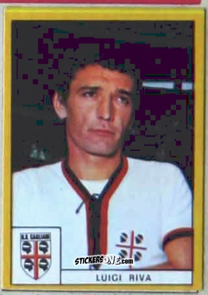 Sticker Riva - Calciatori 1969-1970. Mexico 70
 n. A60 - Edis