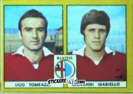 Cromo Tomeazzi / Masiello - Calciatori 1969-1970. Mexico 70
 n. B80 - Edis