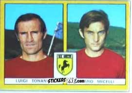 Sticker Tonani / Micelli - Calciatori 1969-1970. Mexico 70
 n. B3 - Edis
