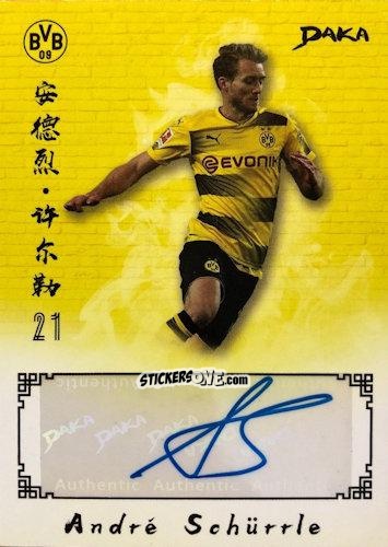 Cromo Andre Schurrle - Borussia Dortmund 2017-2018
 n. AS-A - DAKA