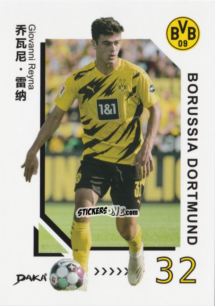 Cromo Giovanni Reyna - Borussia Dortmund 2020-2021
 n. 17 - DAKA